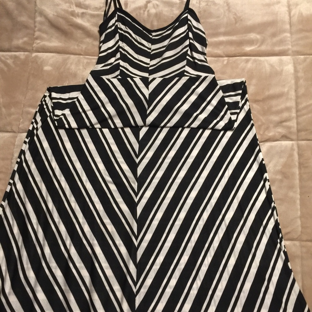 Stripped maxi dress