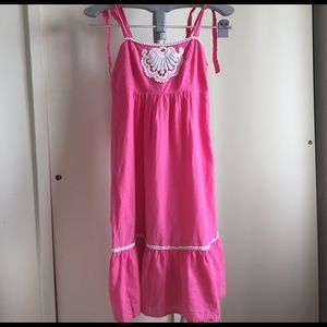 Lilly Pulitzer Pink Linen Dress- Size 4