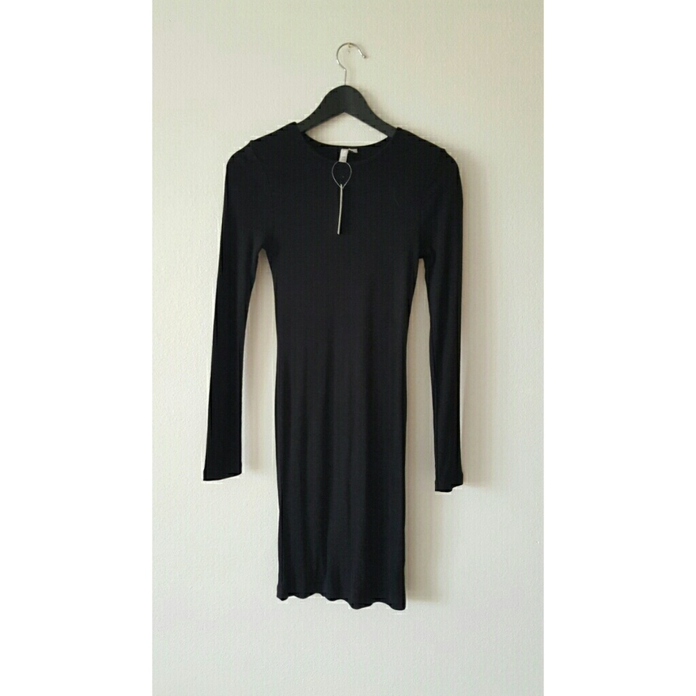Asos Black Bodycon Dress NWT