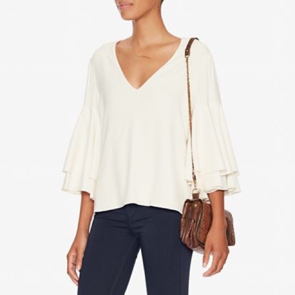 Alexis Thor Ruffle Bell Sleeve Bouse