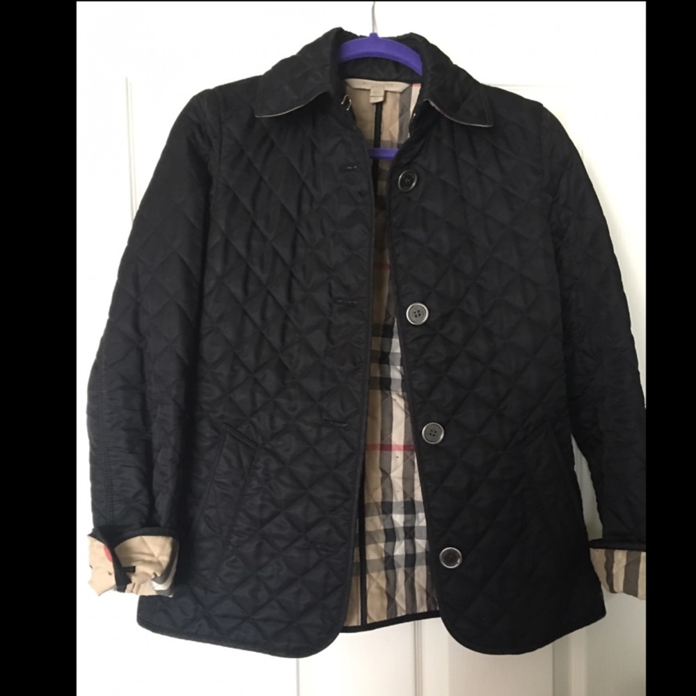 Black Burberry spring jacket