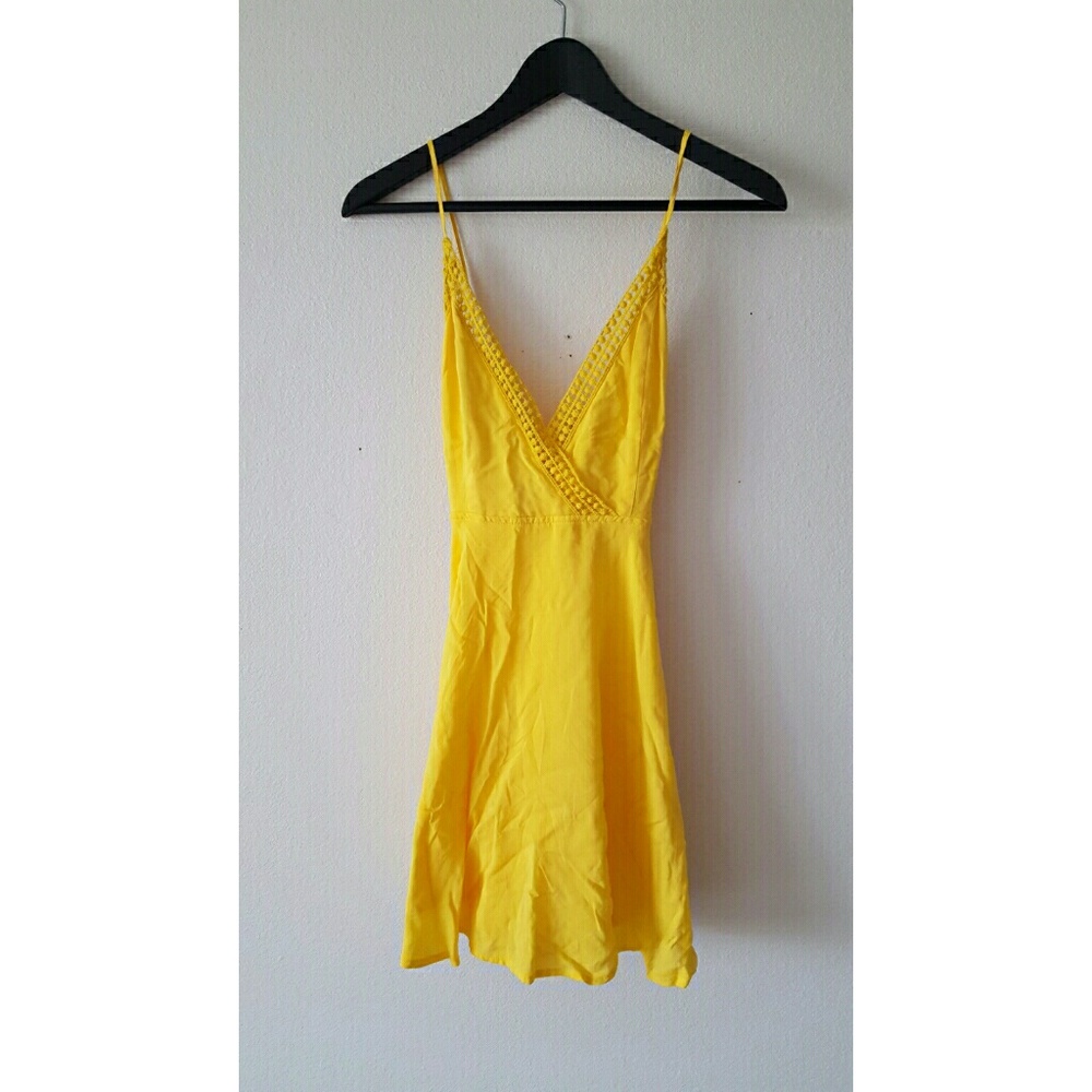 F21 Yellow Dress