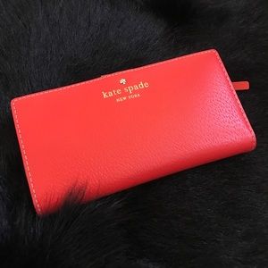 Kate Spade Grand Street Stacy Wallet - Empire Red