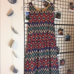 COLORFUL FUN CUTE DRESS NWOT