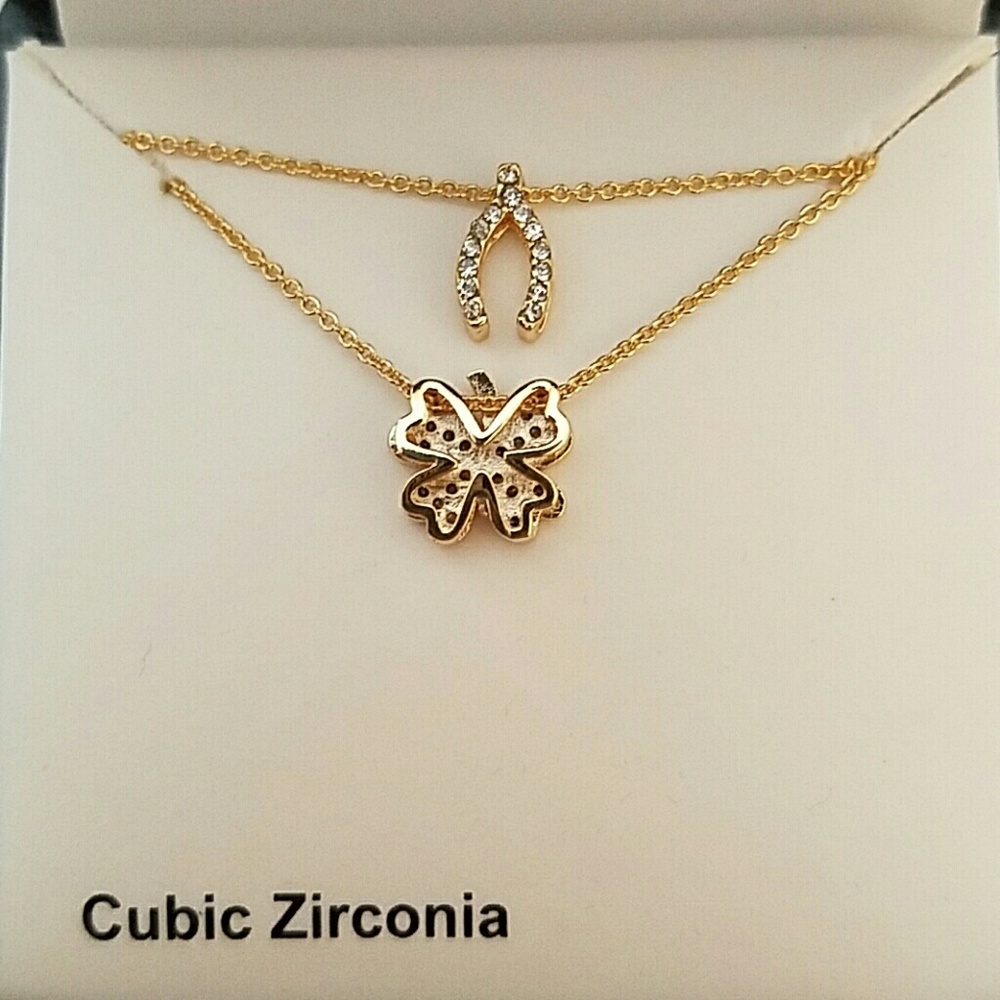 City by City Gold-Tone Shamrock & Horseshoe