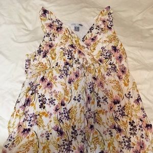 Maternity floral long maxi dress