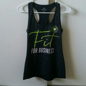It works workout racer back