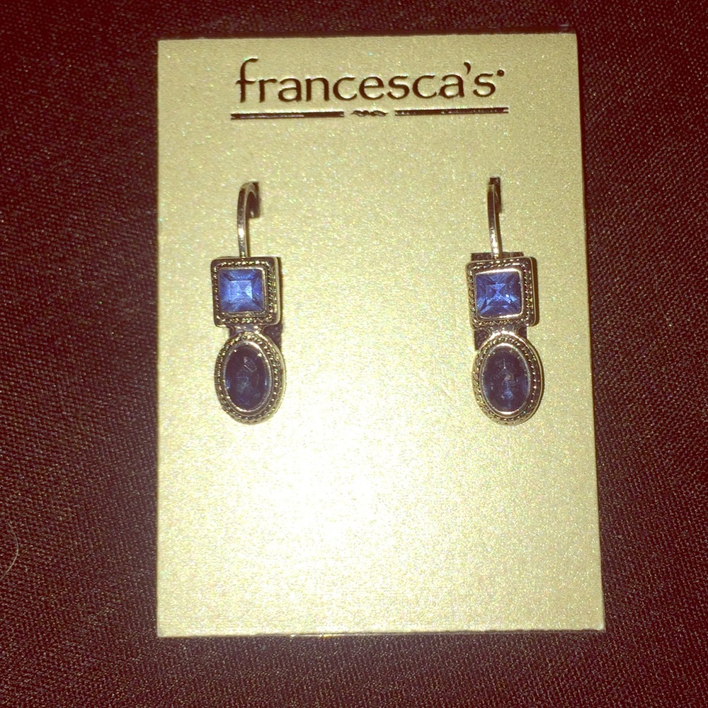 BEAUTIFUL BLUE FRANCESCA'S EARINGS