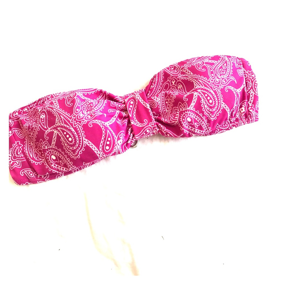 Victoria's Secret Swim Magenta Paisley Bandeau