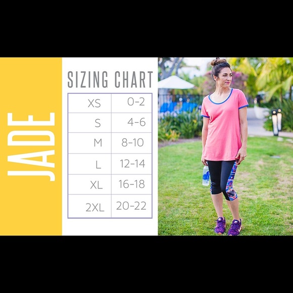 菉‍♀️LuLaRoe Jade noslip, stay put, active Capri - Picture 6 of 7