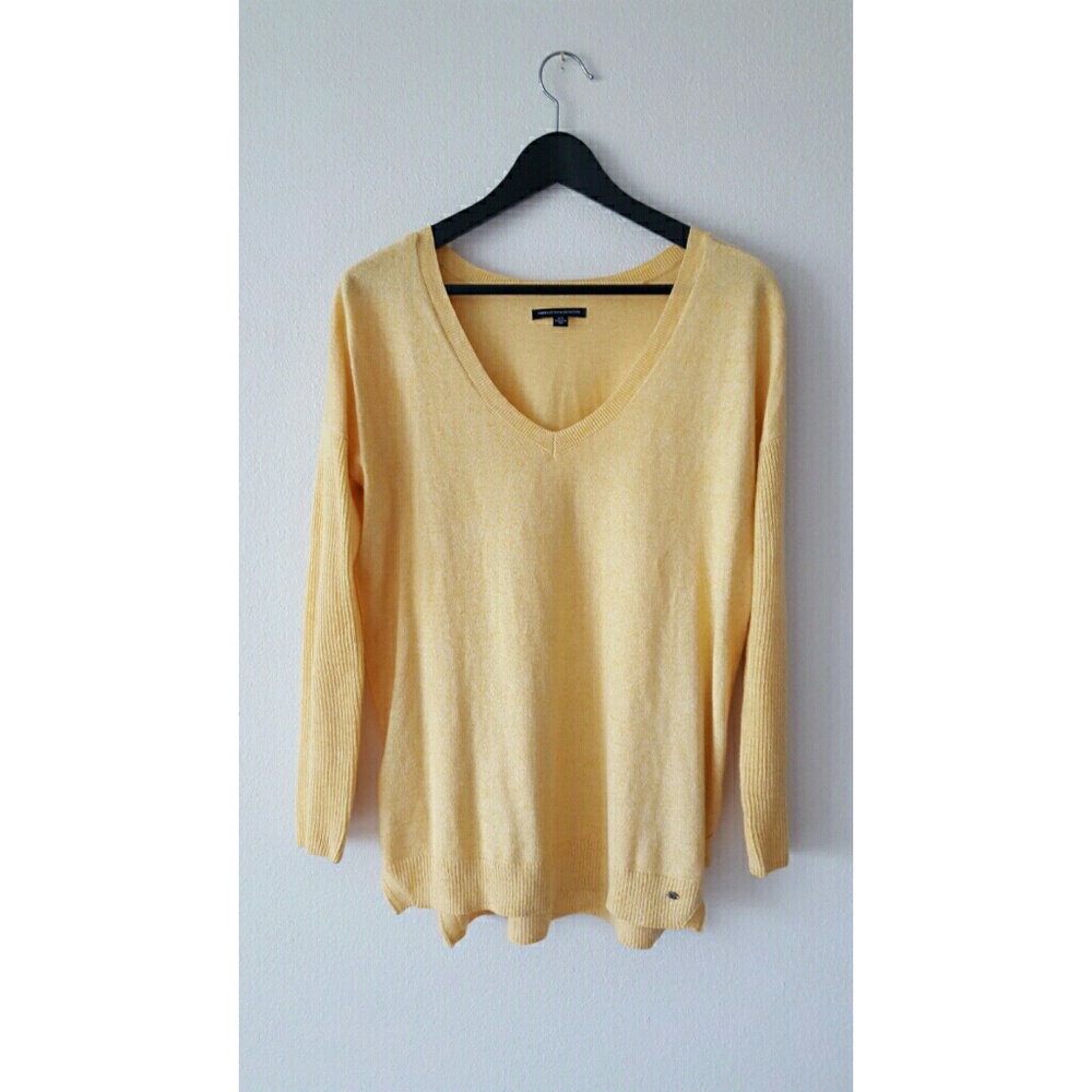 AE mustard sweater