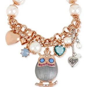 Betsey Johnson owl bracelet