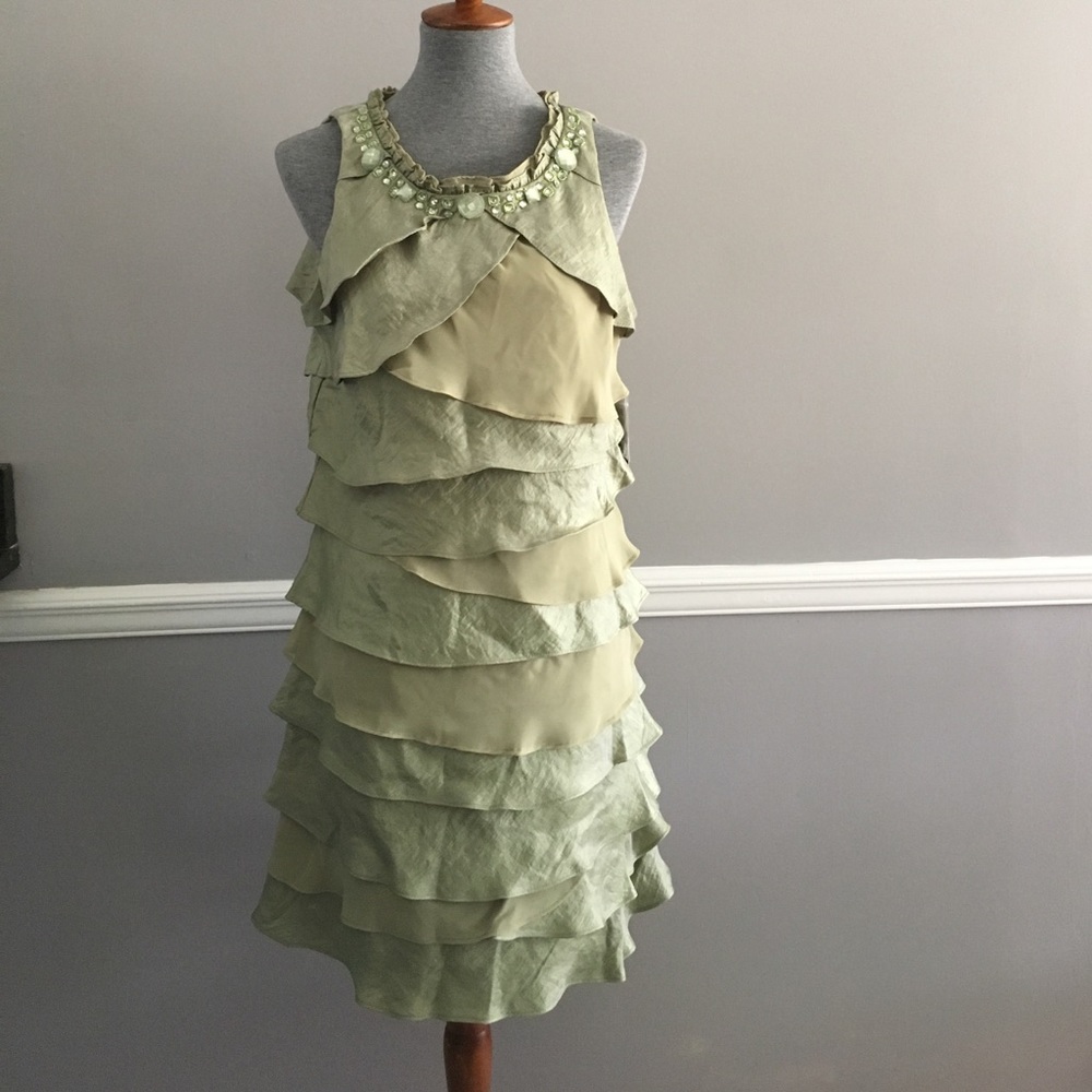 Sage Green cocktail dress
