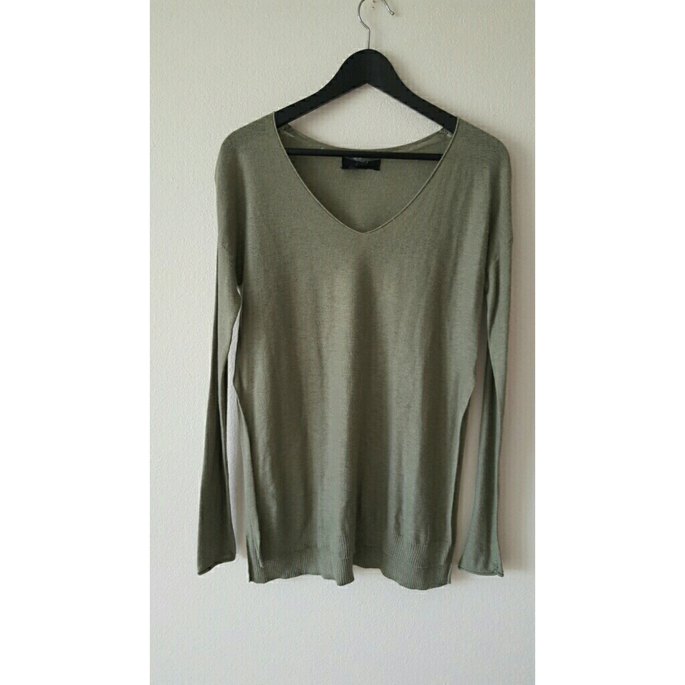 Target olive sweater