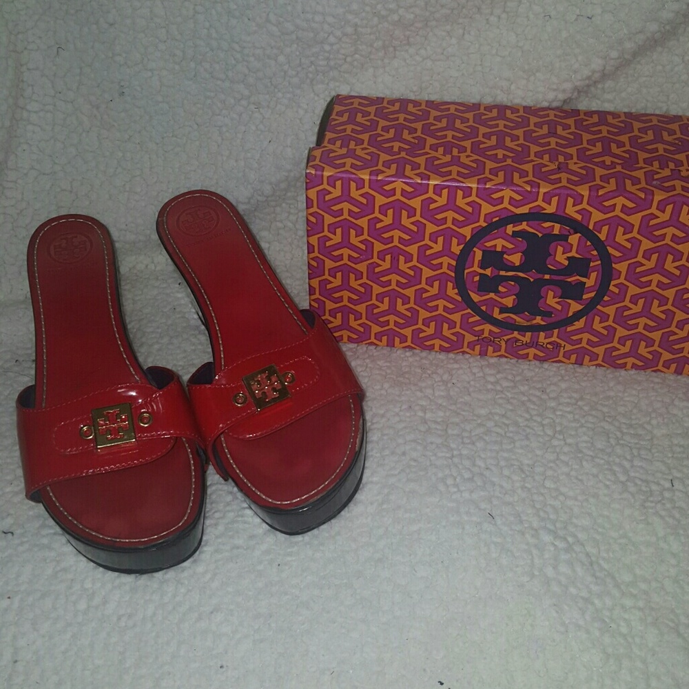 Authentic Tory Burch Wedges