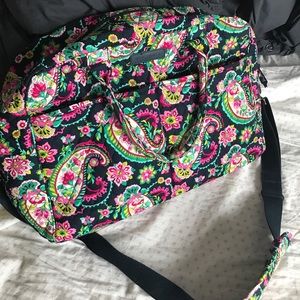 Petal paisley Vera Bradley weekender