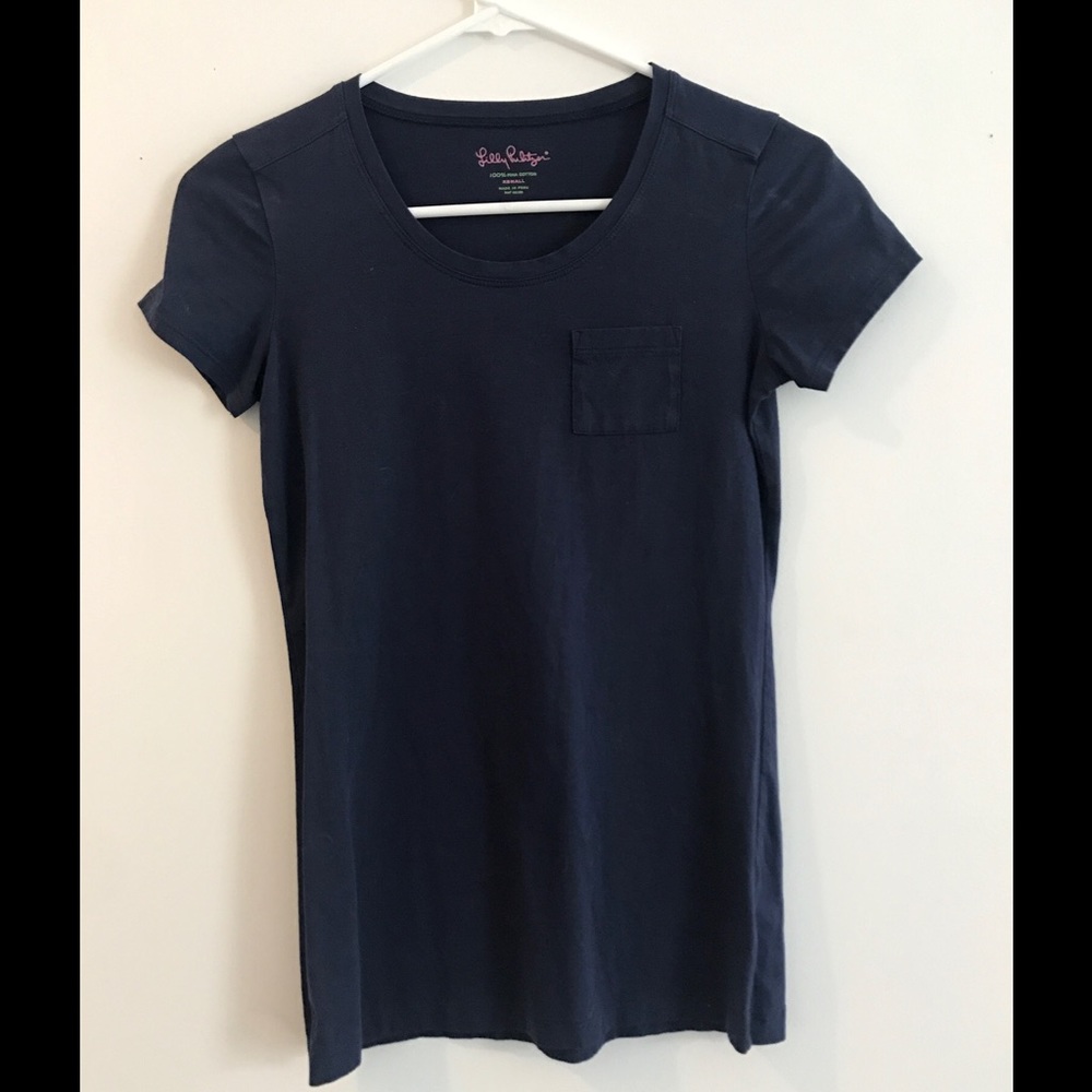 Size XS Lilly Pulitzer Navy Top