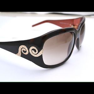 Roberto Cavalli Stato 390s Gold Snake Sunglasses