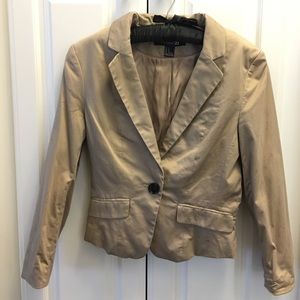 Women One-Button Blazer