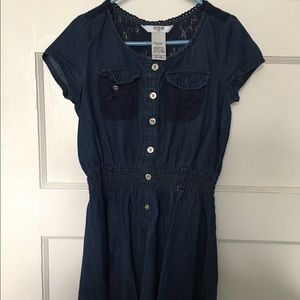 Girls Guess Denim Dress