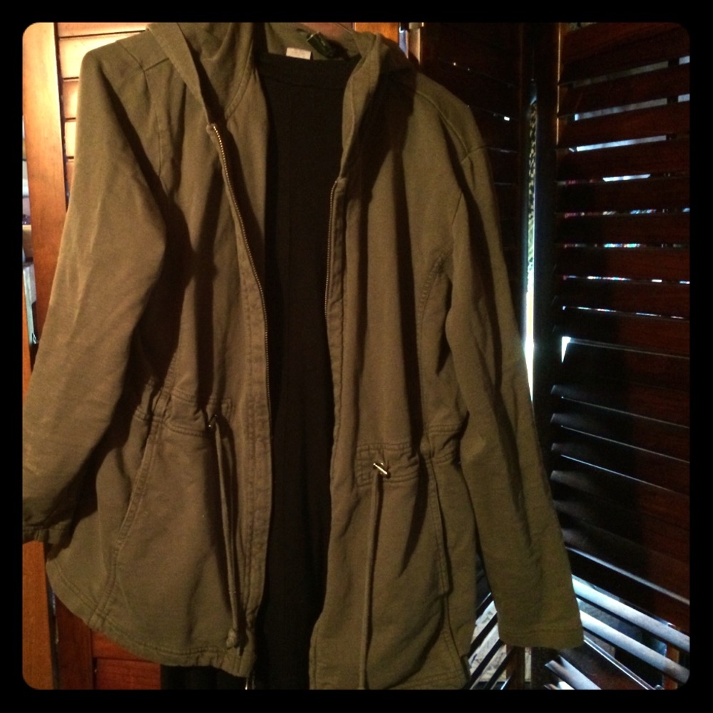 Military green jacket