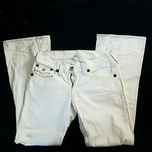 True Religion white jeans