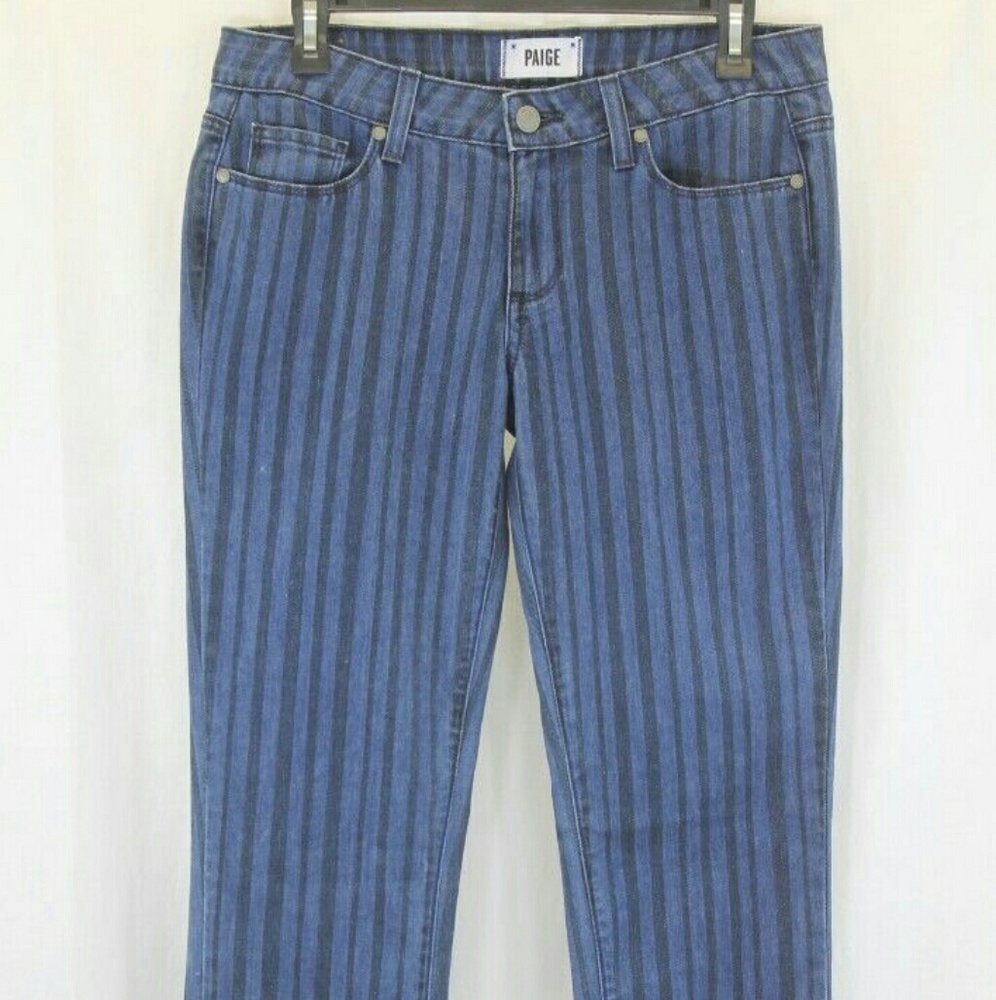 WOMENS PAIGE MEDIUM WASH STRETCH JEANS 27 NWT