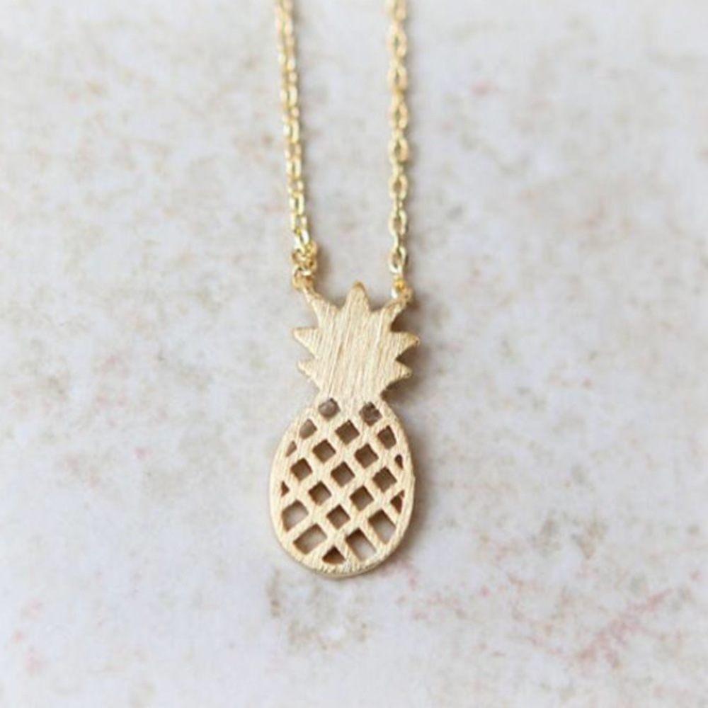 🍭SALE🍭 Pineapple necklace - 18k gold plated