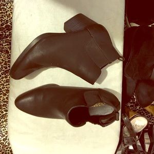 Black ankle boots