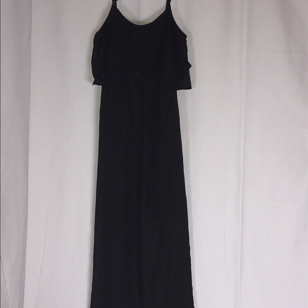 Black maxi dress