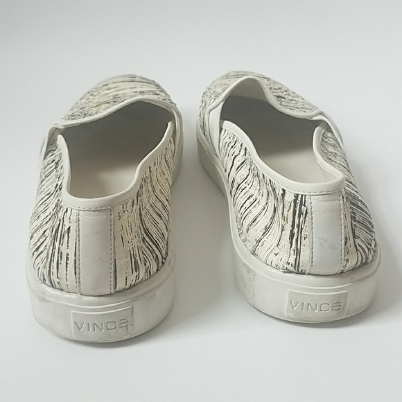 Vince Blair snakeskin animal print sneakers size 8 - Picture 4 of 6