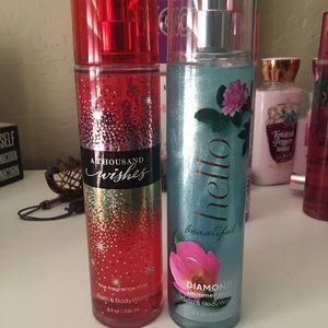 Brand new Bath and Body works Body mists