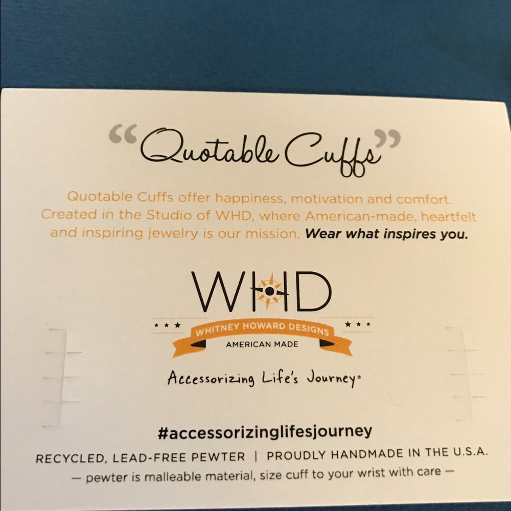 Quotable cuffs/bracelets - Picture 5 of 5