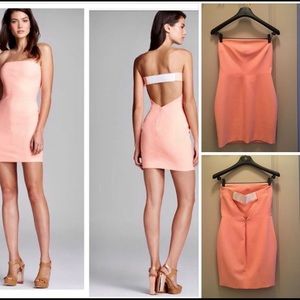 Elizabeth n James strapless dress