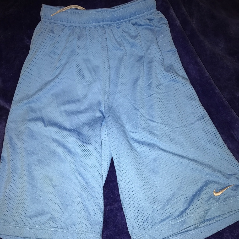 Baby Blue NIKE DRI FIT Shorts Drawstring XL