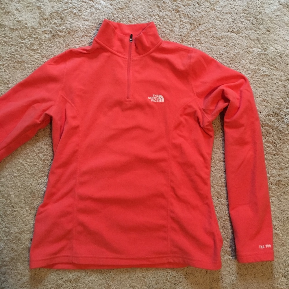 North Face 1/4 zip microfleece