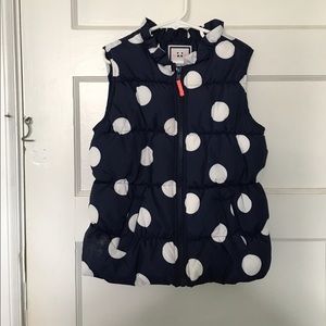 Girls Gymboree puff vest