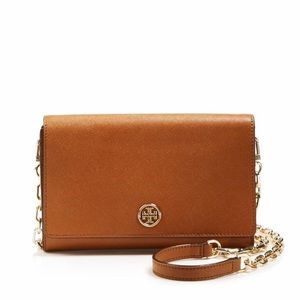 Tory Burch Robinson Chain Wallet Crossbody