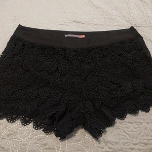 Black lace shorts from Boom Boom Jeans