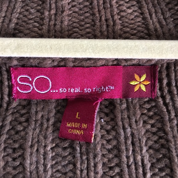 Brown zip up sweater - Picture 2 of 2