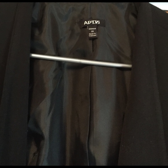 APT 9 black blazer size 1X - Picture 2 of 4