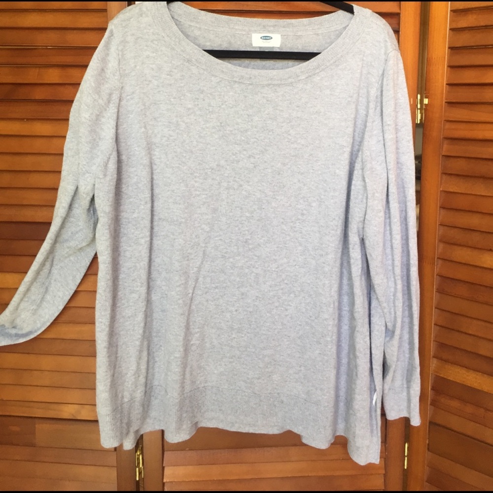 Plus size light weight sweater