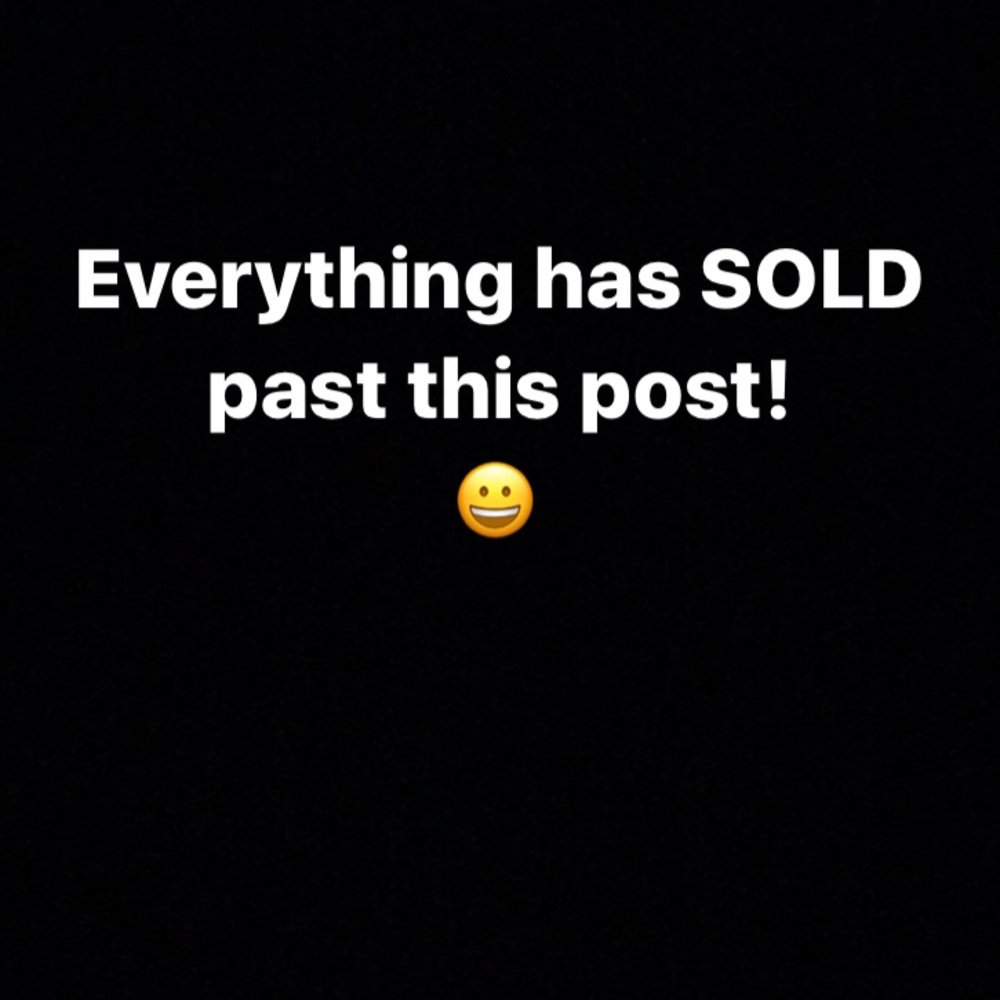 SOLD items.