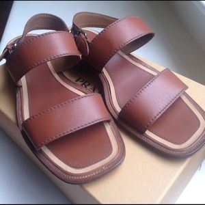 Prada Leather Sandals