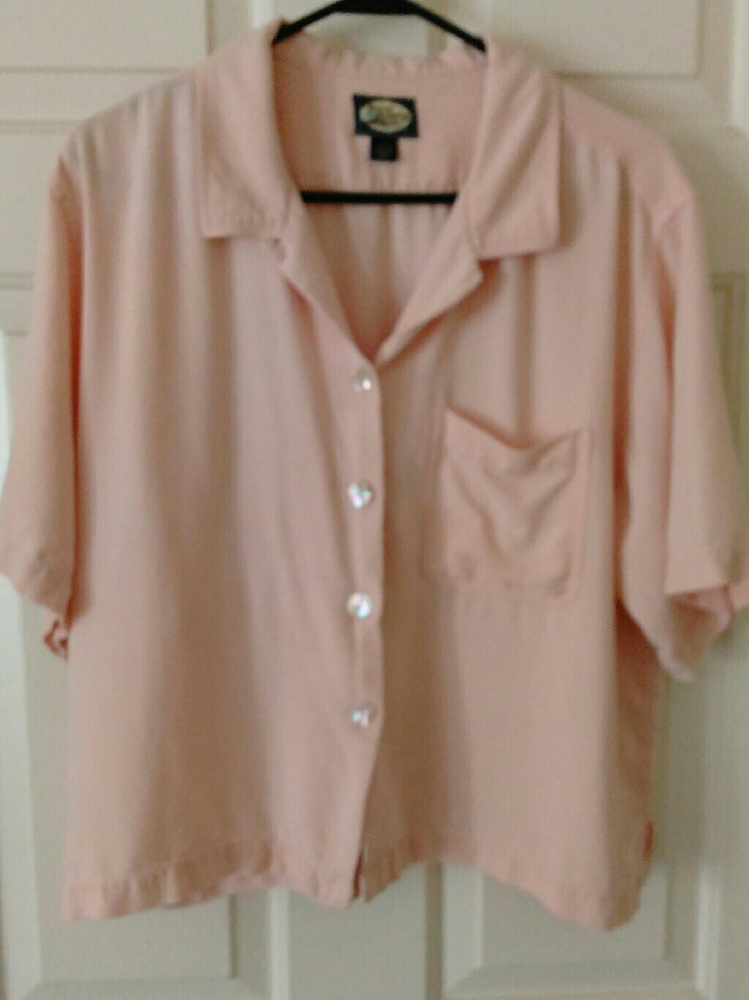 Tommy Bahama silk button down shirt