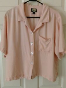 Tommy Bahama silk button down shirt