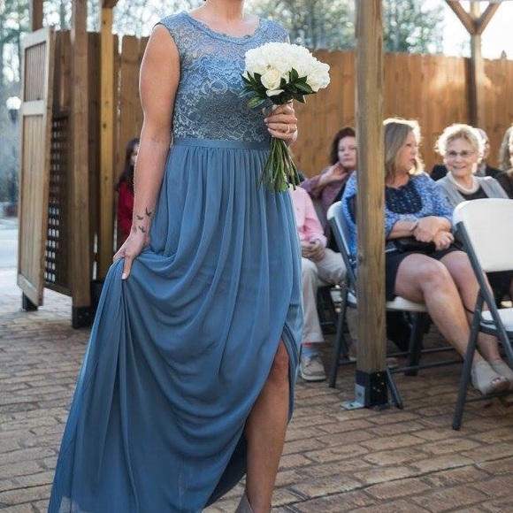 Metallic Bridesmaid Dresses