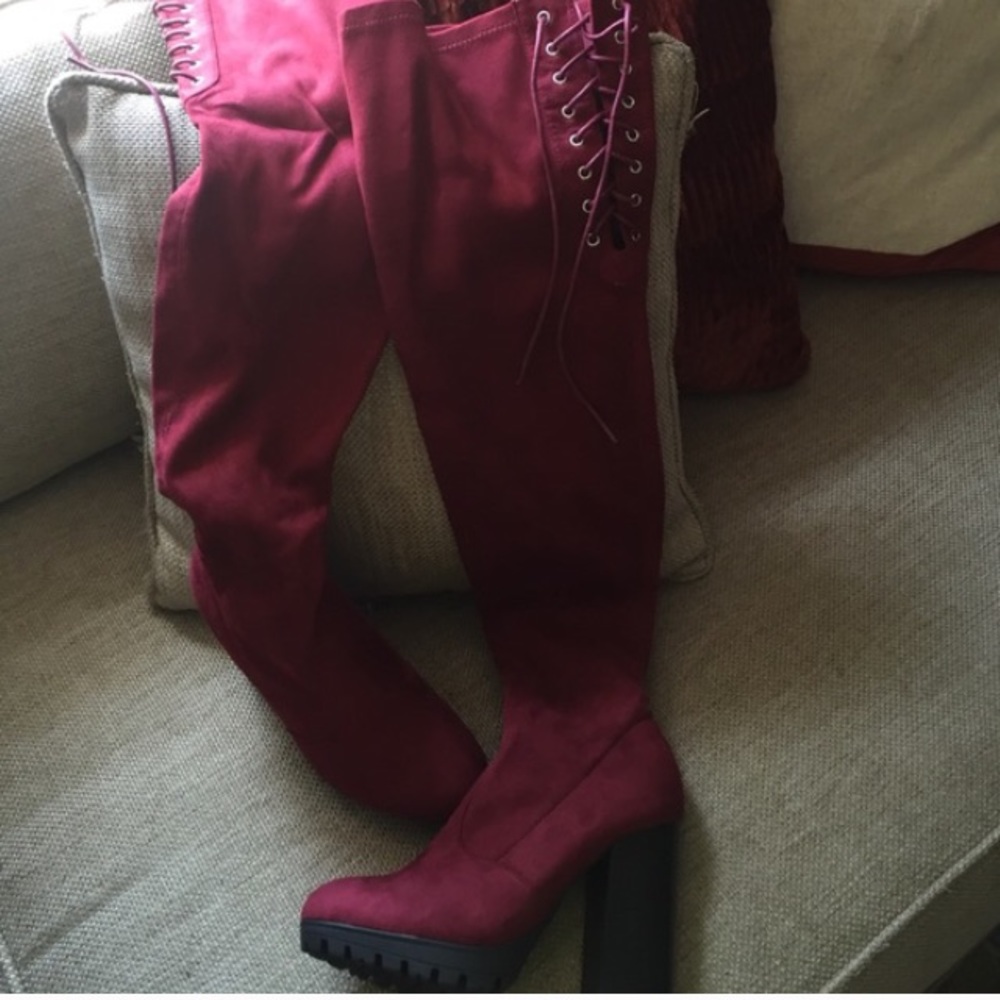 Badass thigh high boots