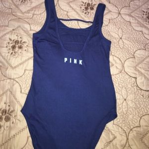 Pink body suit