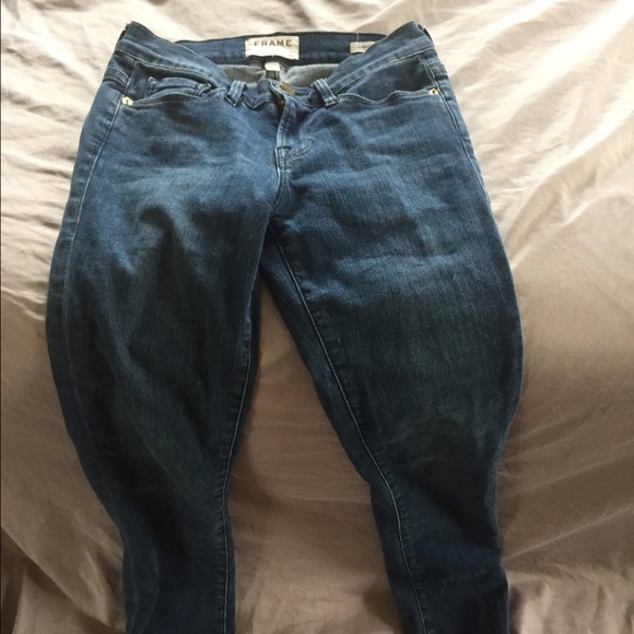 FRAME 'Le Skinny de Jeanne' mid-rise jeans - Picture 3 of 4